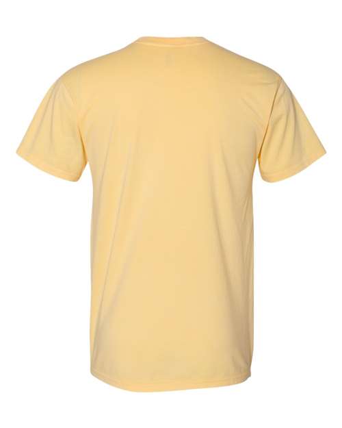 Inspired Dye Short Sleeve Pocket Crew - Back - B39618982 - Blonde
