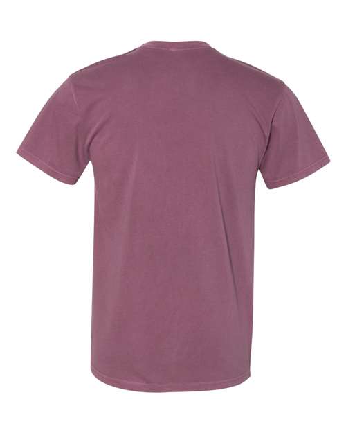 Inspired Dye Short Sleeve Pocket Crew - Back - B39618532 - Shiraz