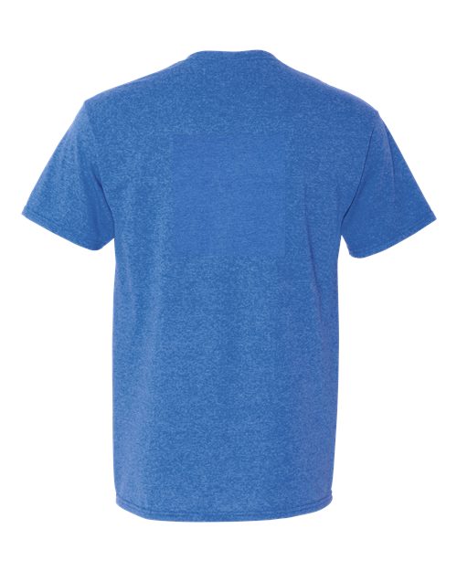 Dri-Power® 50/50 T-Shirt - Back - B06535763 - Retro Heather Royal