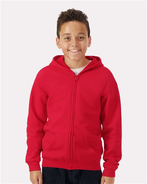 Heavy Blend™ Youth Full-Zip Hooded Sweatshirt - styleImage