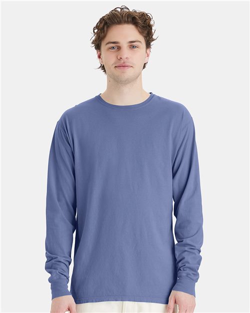 Unisex Garment-Dyed Long Sleeve T-Shirt - styleImage