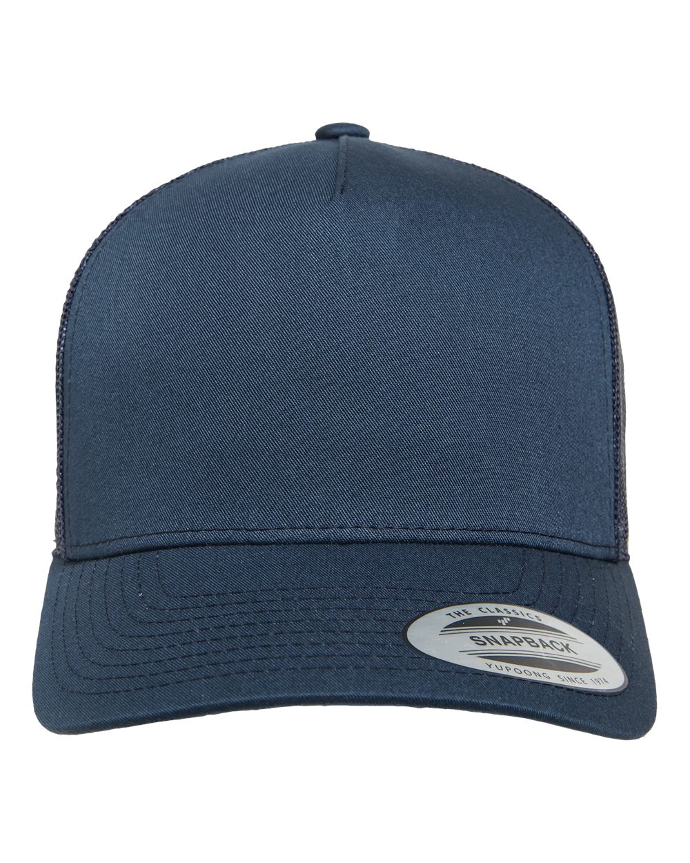 Five-Panel Retro Trucker Cap - Front - B44595650 - Navy