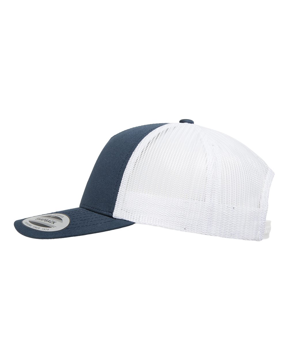 Five-Panel Retro Trucker Cap - DirectSide - B44595010 - Navy/ White