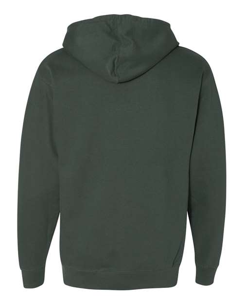 Midweight Hooded Sweatshirt - Back - B23676232 - Alpine Green