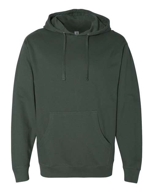 Midweight Hooded Sweatshirt - Front - B23676233 - Alpine Green