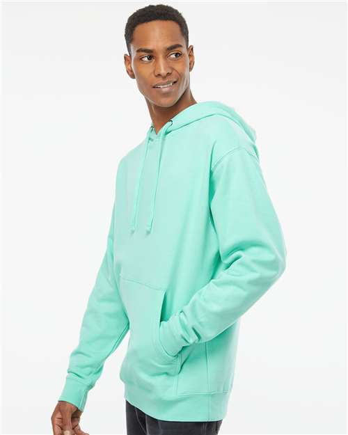 Midweight Hooded Sweatshirt - OnModelSide - B23676193 - Mint