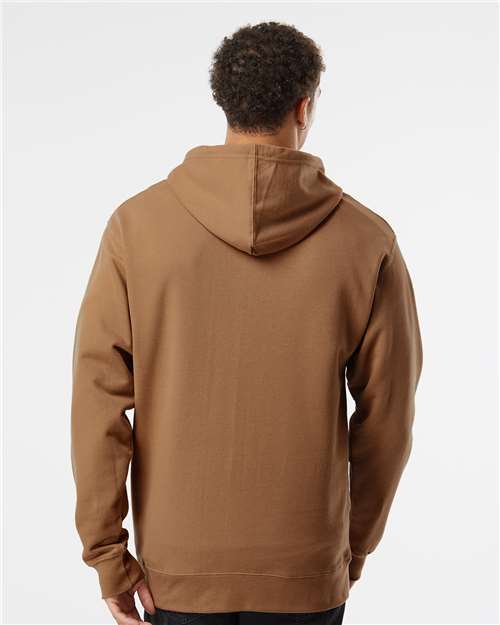 Midweight Hooded Sweatshirt - OnModelBack - B23676553 - Saddle