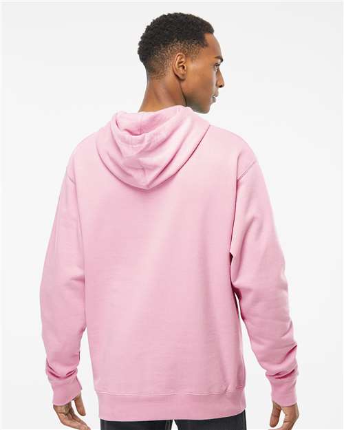 Midweight Hooded Sweatshirt - OnModelBack - B23676303 - Light Pink