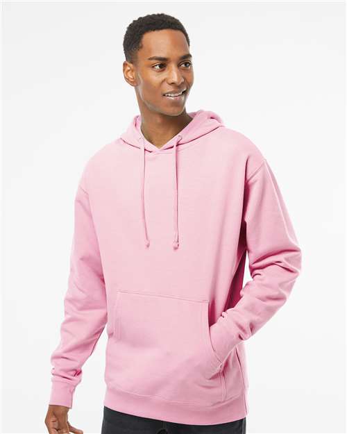Midweight Hooded Sweatshirt - OnModelFront - B23676303 - Light Pink