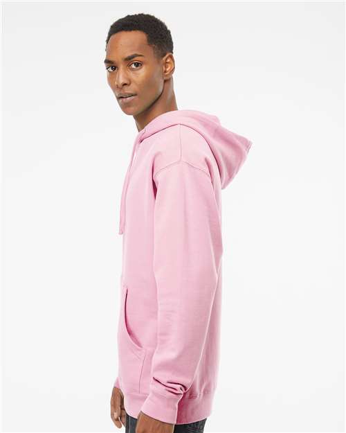 Midweight Hooded Sweatshirt - OnModelSide - B23676303 - Light Pink