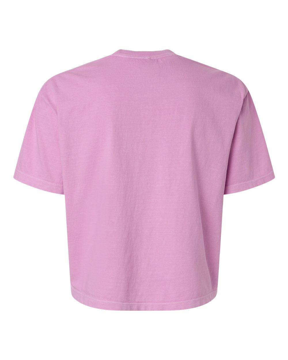 Women's Heavyweight Boxy T-Shirt - Back - B18008253 - Rose Quartz
