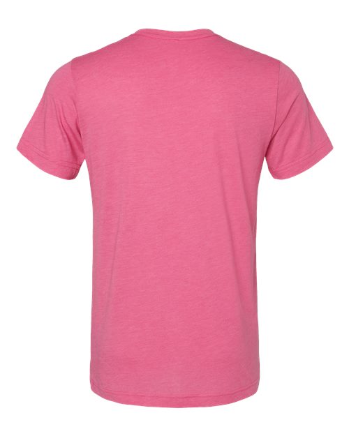 Triblend Tee - Back - B84706932 - Charity Pink Triblend