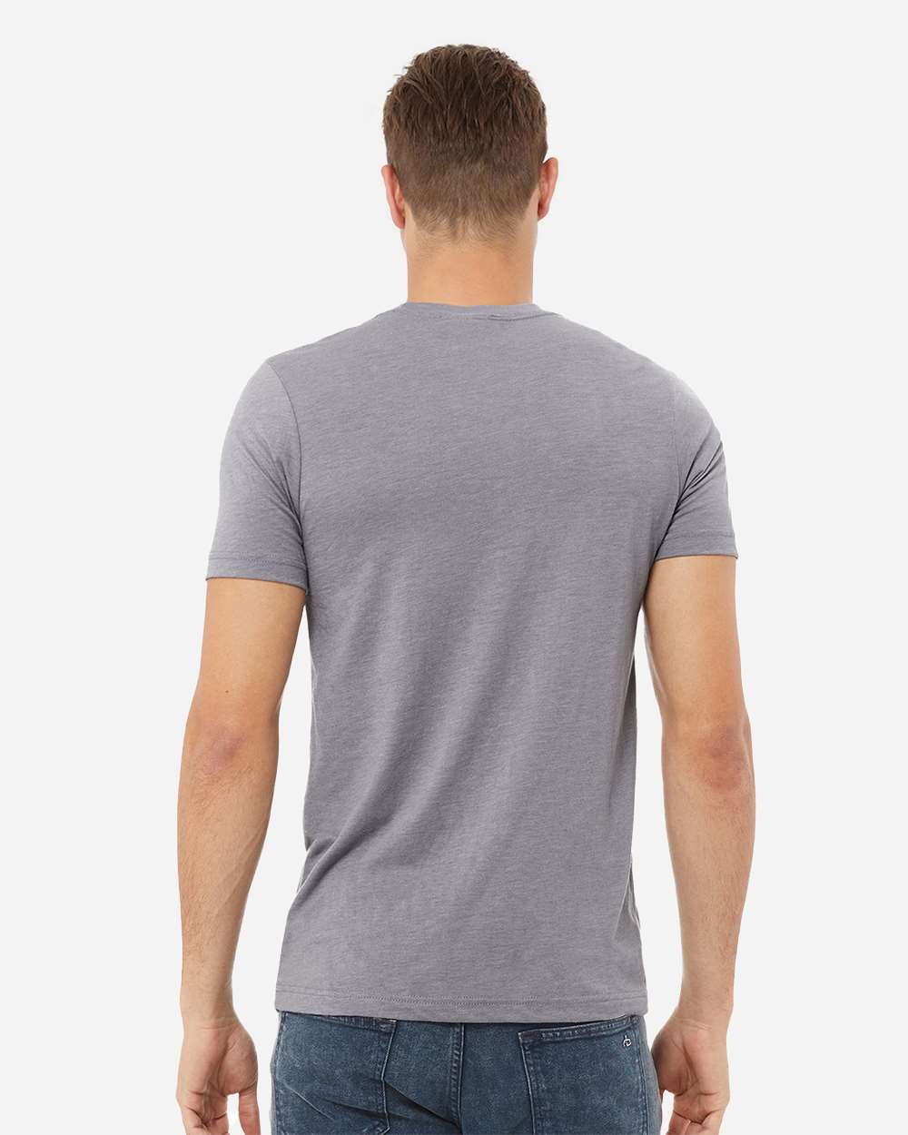 Triblend Tee - OnModelBack - B84706852 - Storm Triblend