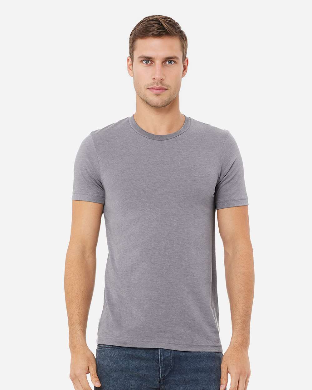Triblend Tee - OnModelFront - B84706852 - Storm Triblend
