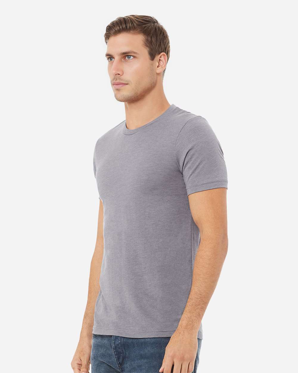 Triblend Tee - OnModelSide - B84706852 - Storm Triblend