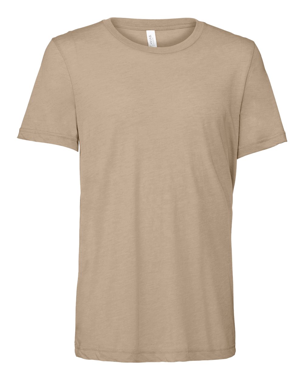 Triblend Tee - Front - B84706882 - Tan Triblend