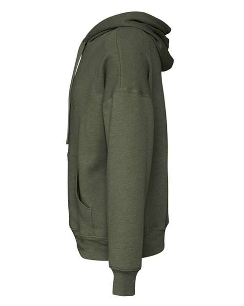 Sponge Fleece Drop Shoulder Hoodie - DirectSide - B36906062 - Military Green