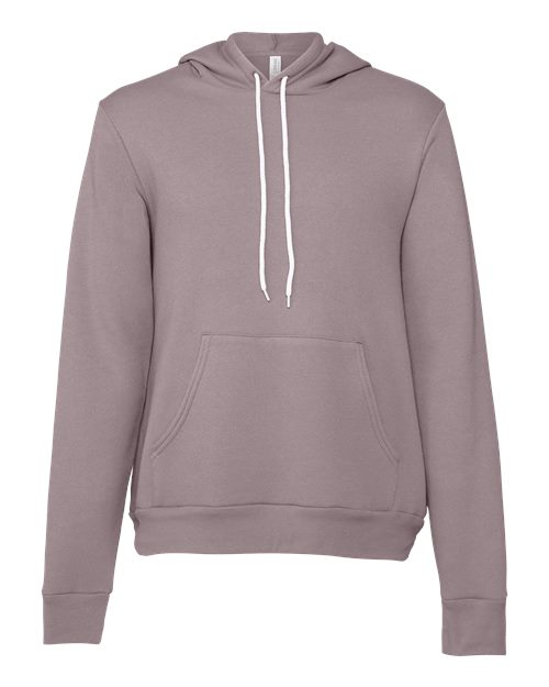 Sponge Fleece Hoodie - Front - B86306852 - Storm