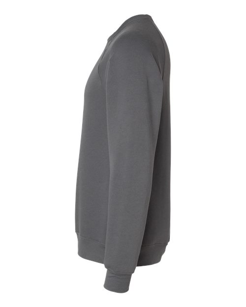 Sponge Fleece Raglan Crewneck Sweatshirt - DirectSide - B85106852 - Asphalt