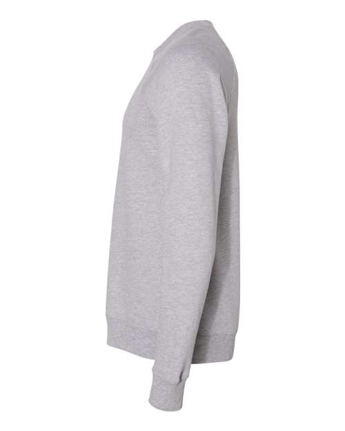 Sponge Fleece Raglan Crewneck Sweatshirt - DirectSide - B85106572 - Athletic Heather