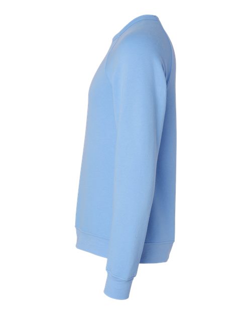 Sponge Fleece Raglan Crewneck Sweatshirt - DirectSide - B85106682 - Carolina Blue