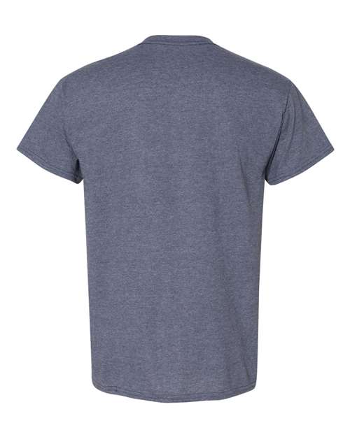 DryBlend® T-Shirt - Back - B06560643 - Heather Dark Navy