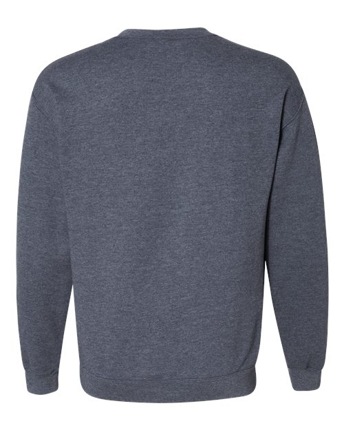 Heavy Blend™ Crewneck Sweatshirt - Back - B21060813 - Heather Dark Navy