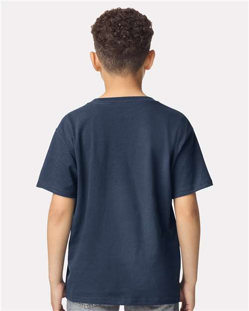 Heavy Cotton™ Youth T-Shirt - OnModelBack - B31560812 - Blue Dusk