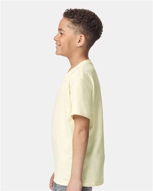 Heavy Cotton™ Youth T-Shirt - OnModelSide - B31560232 - Off White