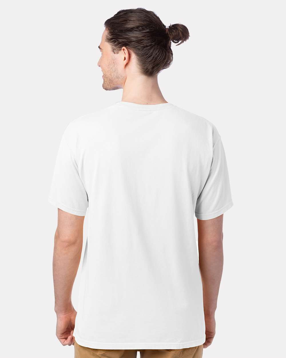 Garment-Dyed T-Shirt - OnModelBack - B35100003 - White