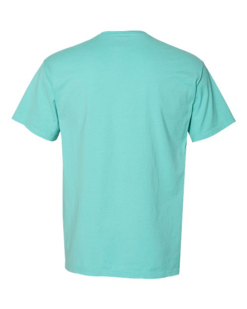 Garment-Dyed Pocket T-Shirt - Back - B35200873 - Mint