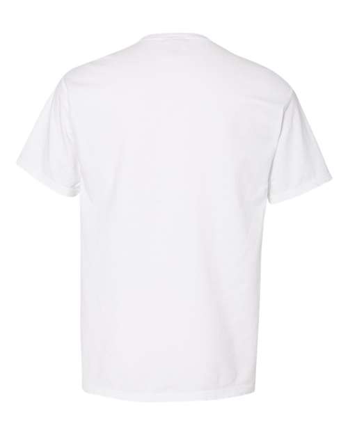 Garment-Dyed Pocket T-Shirt - Back - B35200003 - White