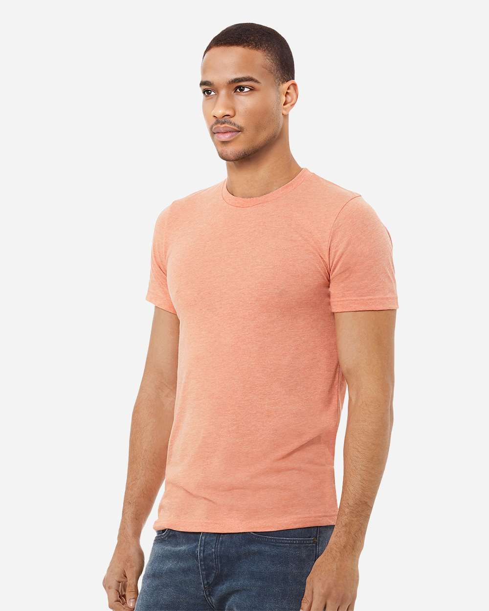 Triblend Tee - OnModelSide - B84706302 - Sunset Triblend