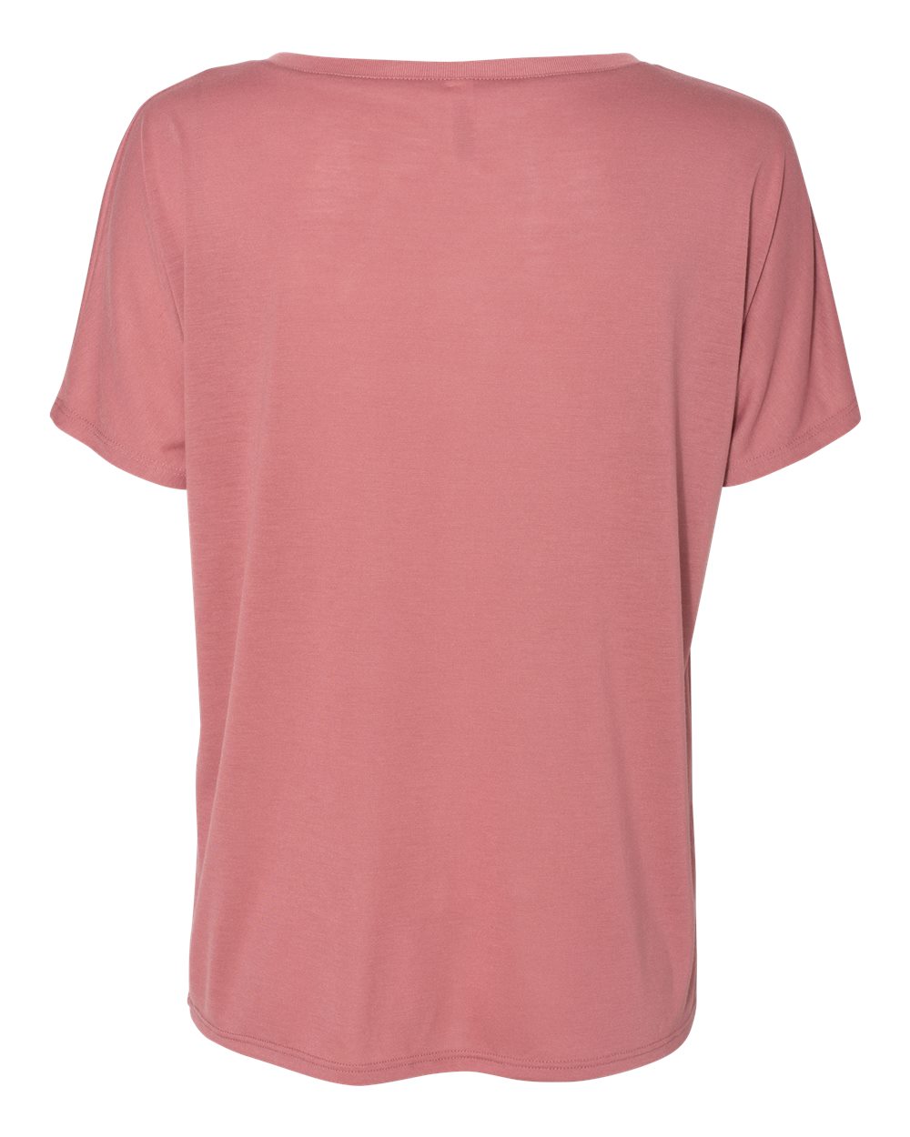 Women’s Slouchy V-Neck Tee - Back - B87706284 - Mauve