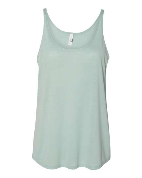 Women's Slouchy Tank - Front - B55906576 - Dusty Blue