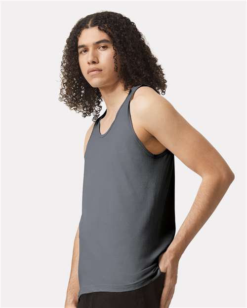 Unisex Fine Jersey Tank - OnModelSide - B00827091 - Asphalt