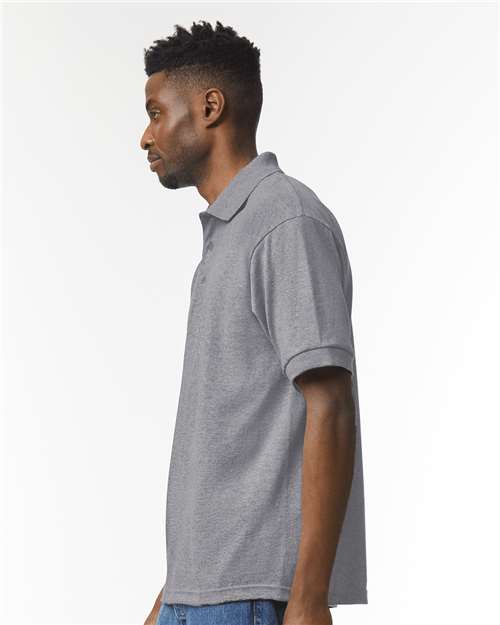 DryBlend® Jersey Polo - OnModelSide - B11060133 - Graphite Heather