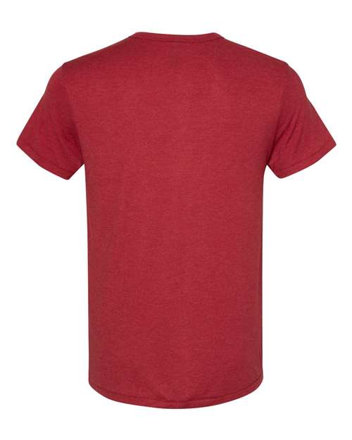 Modal Triblend T-Shirt - Back - B36100702 - Carmine Red Triblend