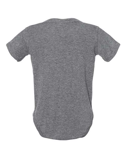 Infant Baby Rib Bodysuit - Back - B30238131 - Granite Heather