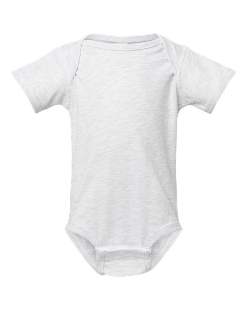 Infant Fine Jersey Bodysuit - Front - B33438021 - Ash