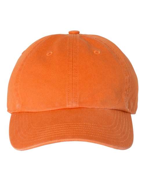 Washed Dad Hat - Front - B49595660 - Orange