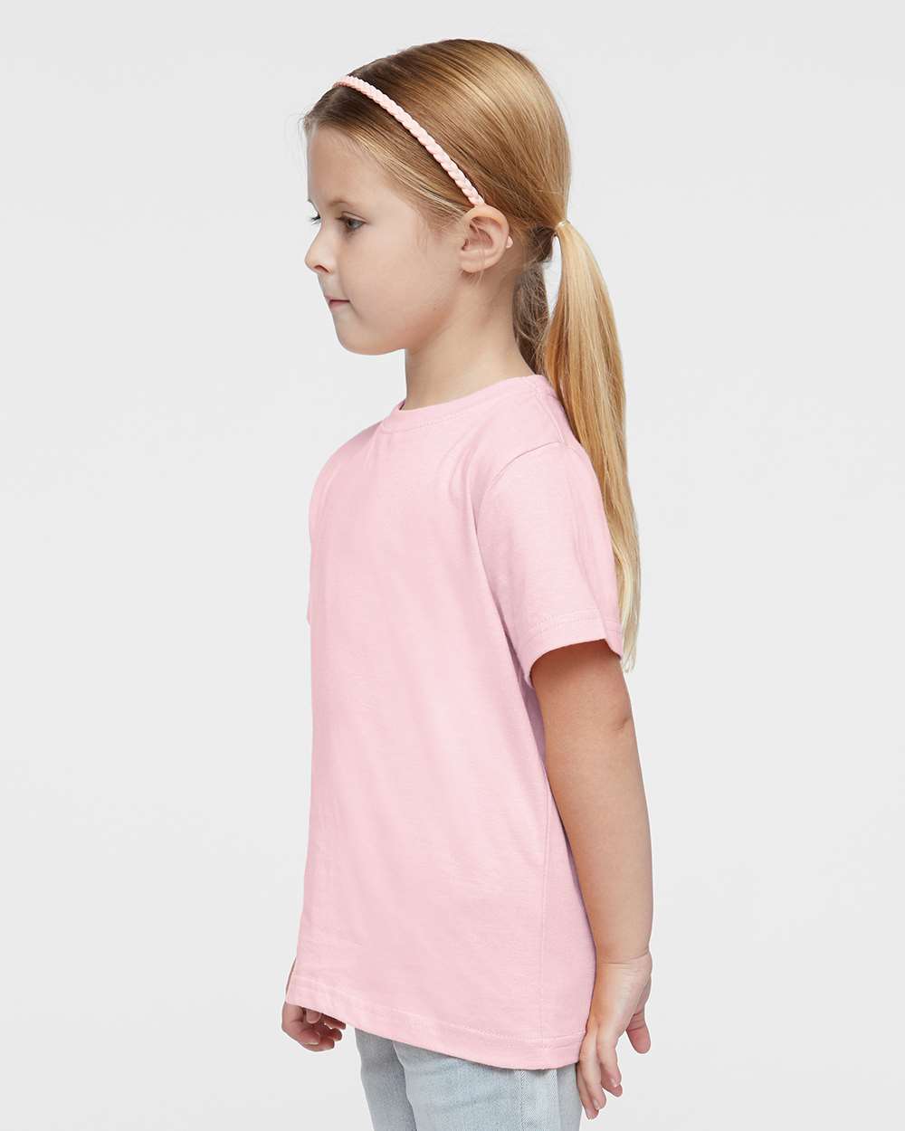 Toddler Fine Jersey Tee - OnModelSide - B31838323 - Ballerina