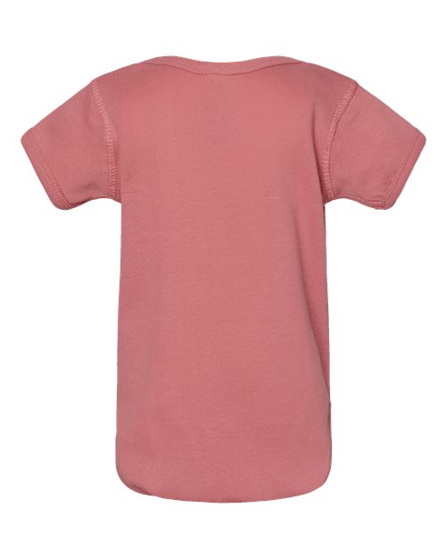 Infant Baby Rib Bodysuit - Back - B30238331 - Mauvelous