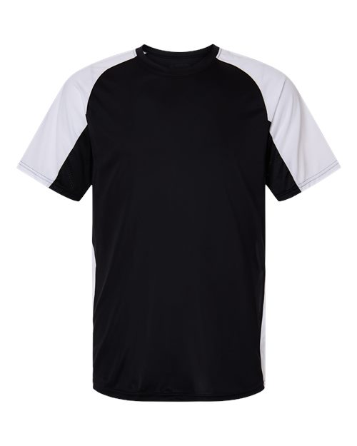 Men's Cutter Jersey - Front - B97534503 - Black/ White