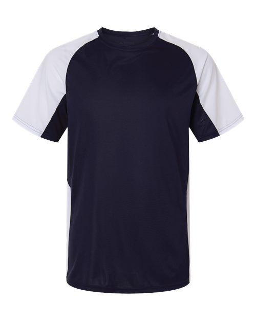 Men's Cutter Jersey - Front - B97534653 - Navy/ White