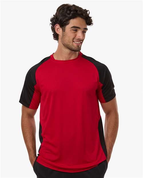 Men's Cutter Jersey - OnModelFront - B97534043 - Red/ Black