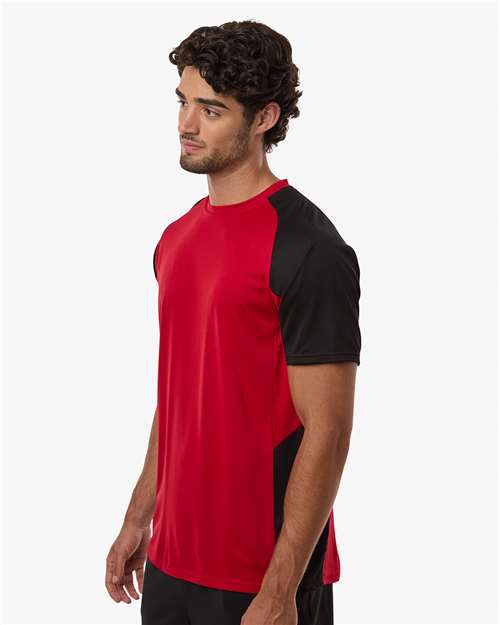 Men's Cutter Jersey - OnModelSide - B97534043 - Red/ Black