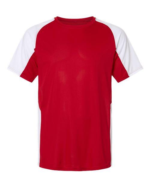 Men's Cutter Jersey - Front - B97534703 - Red/ White