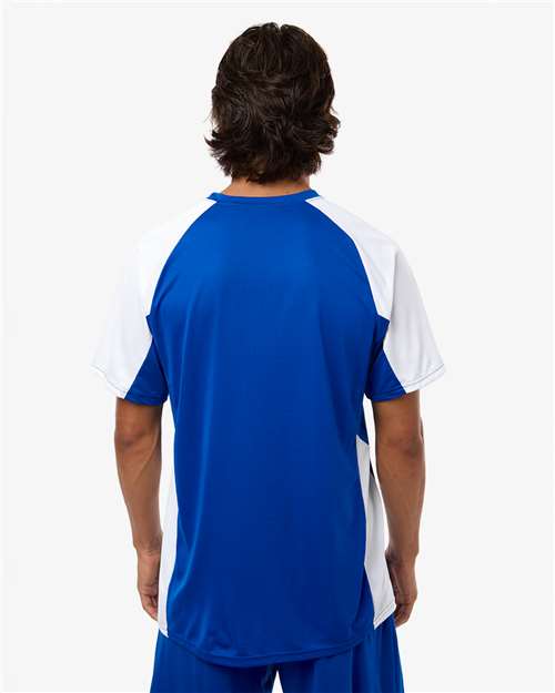 Men's Cutter Jersey - OnModelBack - B97534113 - Royal/ White