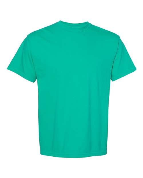 Garment-Dyed Heavyweight T-Shirt - Front - B00708023 - Island Green